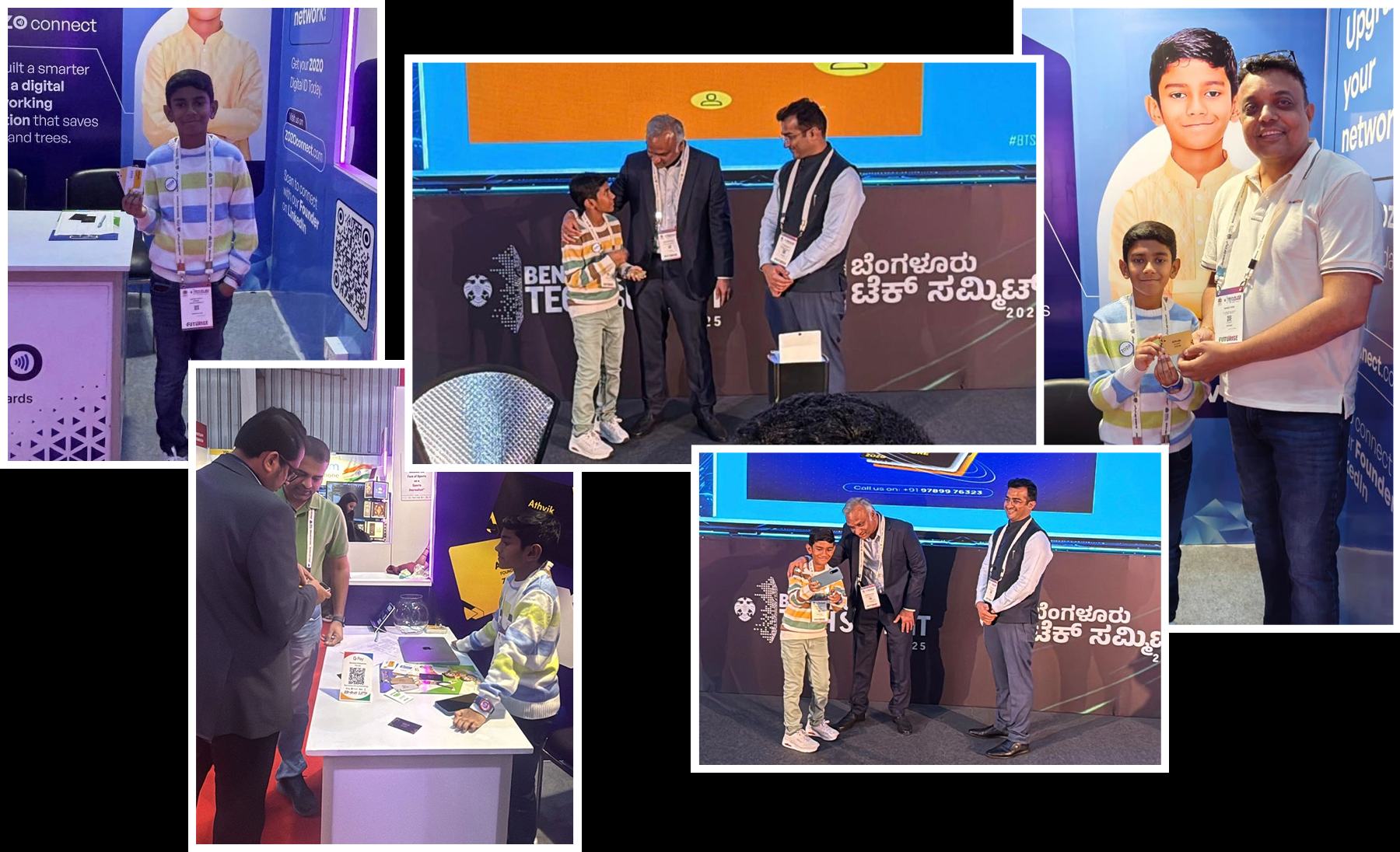 Athvik at Bengaluru Tech Summit 2025 with Shri Priyank M Kharge, Minister of Electronics IT & BT Karnataka