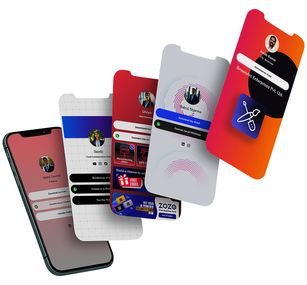 Smart Business Card with a Personalized Profile Interface